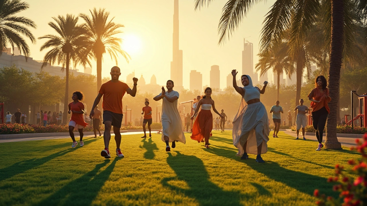 Open-Air Gyms and Workout Zones